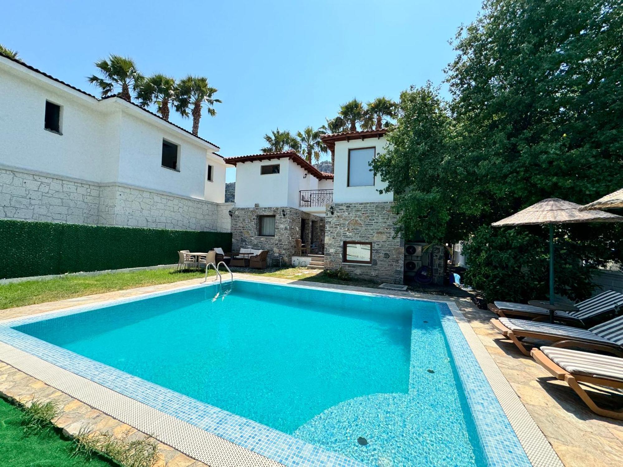 Villa Merry - Dalyan Stonehouse With Palmtrees, 50M To River Ortaca  Exteriör bild